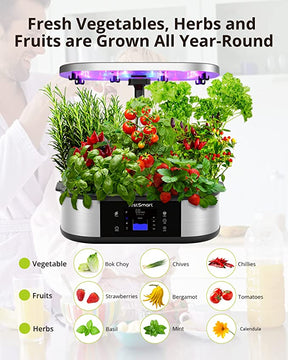 JustSmart Garden GS1 Lite - 12 Pods Hydroponics Growing System