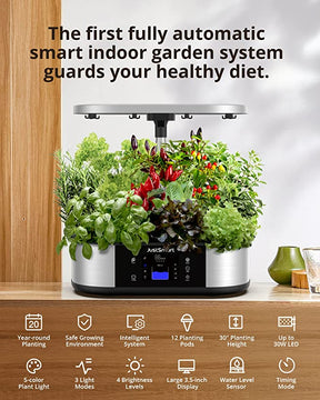 JustSmart Garden GS1 Lite - 12 Pods Hydroponics Growing System